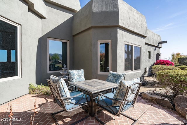 view of patio / terrace with outdoor dining area