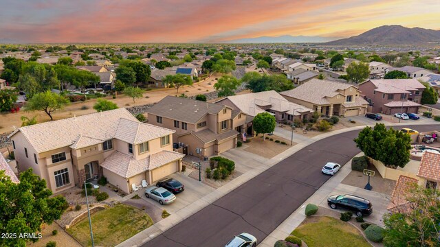6971 W El Cortez Pl, Peoria, AZ 85383 - aerial view of residential area featuring a mountain backdrop