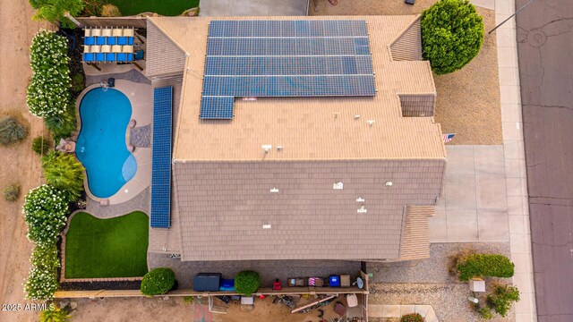 6971 W El Cortez Pl, Peoria, AZ 85383 - view from above of property featuring a pool area