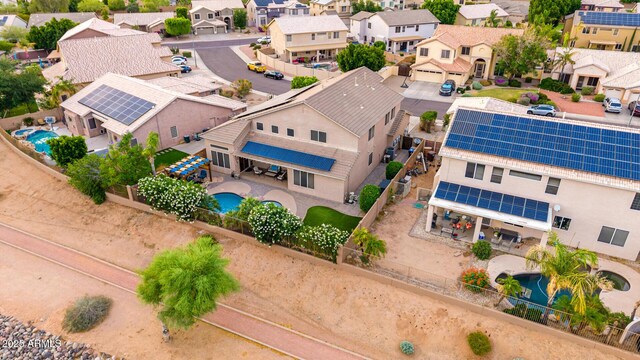 6971 W El Cortez Pl, Peoria, AZ 85383 - aerial perspective of suburban area featuring a pool