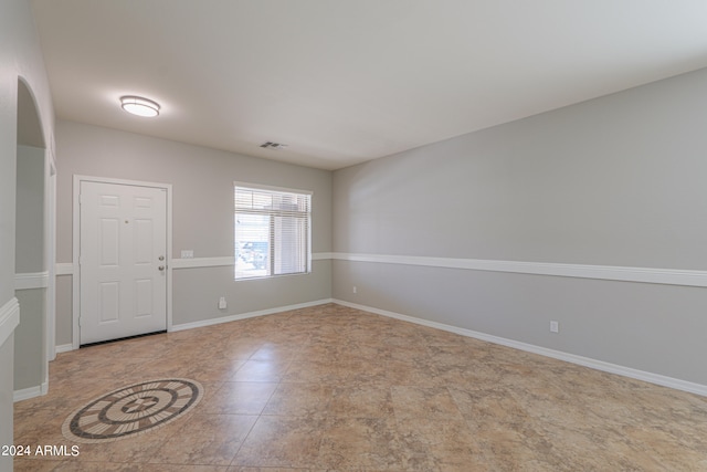 view of entrance foyer