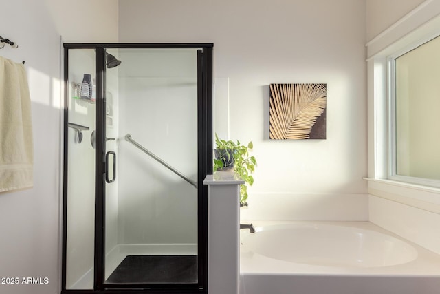 2058 E Marlene Dr, Gilbert, AZ 85296 - full bath featuring a garden tub and a shower stall