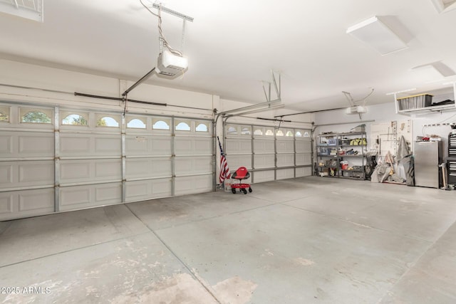 2058 E Marlene Dr, Gilbert, AZ 85296 - garage featuring refrigerator and a garage door opener