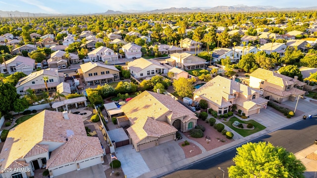 2058 E Marlene Dr, Gilbert, AZ 85296 - aerial view of residential area with a mountain backdrop