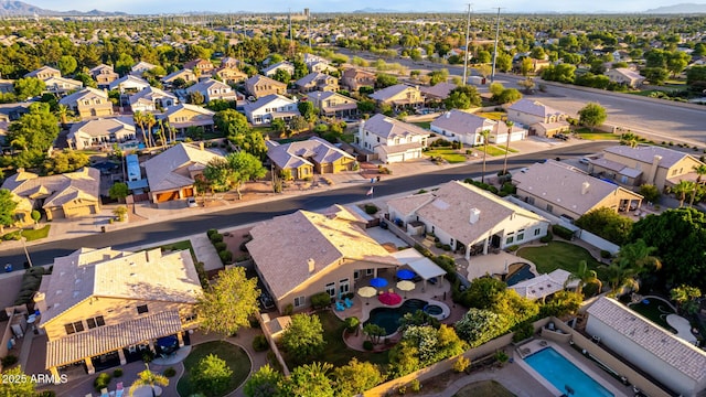 2058 E Marlene Dr, Gilbert, AZ 85296 - aerial view of residential area featuring a mountainous background