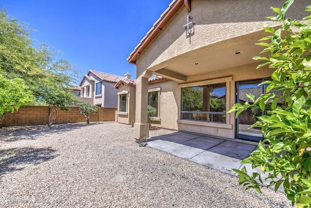 view of patio / terrace with fence