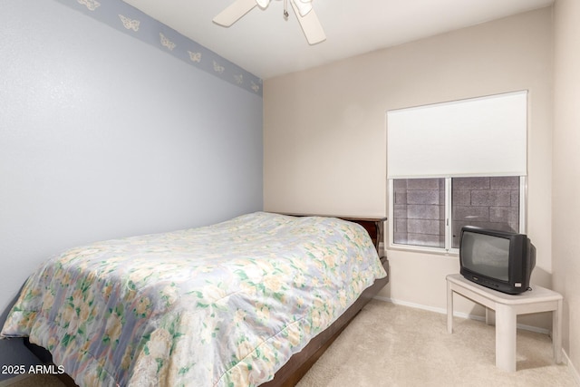1950 E Kings Ave, Phoenix, AZ 85022 - carpeted bedroom featuring baseboards and a ceiling fan