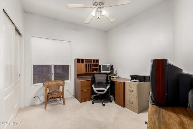 1950 E Kings Ave, Phoenix, AZ 85022 - office featuring light carpet and ceiling fan