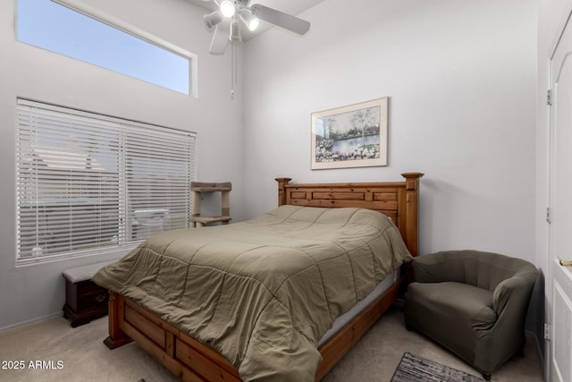 1950 E Kings Ave, Phoenix, AZ 85022 - bedroom with light carpet and a ceiling fan