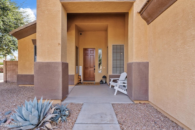 view of entrance to property