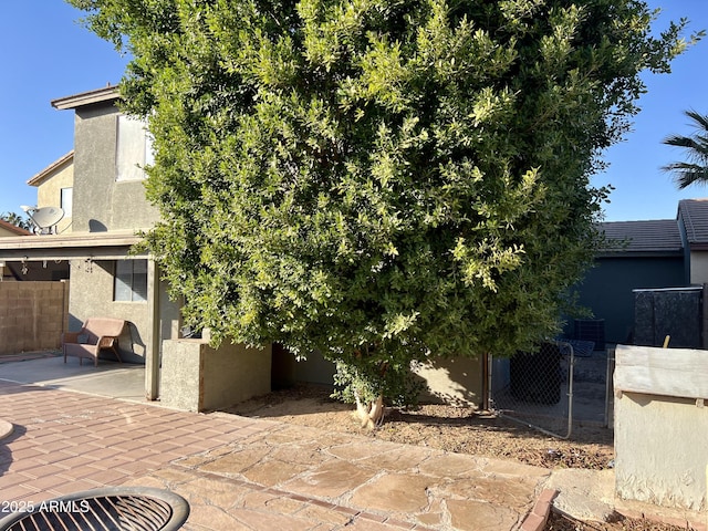 exterior space with a patio