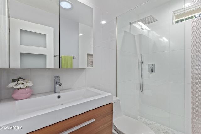 5210 W Jupiter Way N, Chandler, AZ 85226 - full bathroom featuring tiled shower and vanity