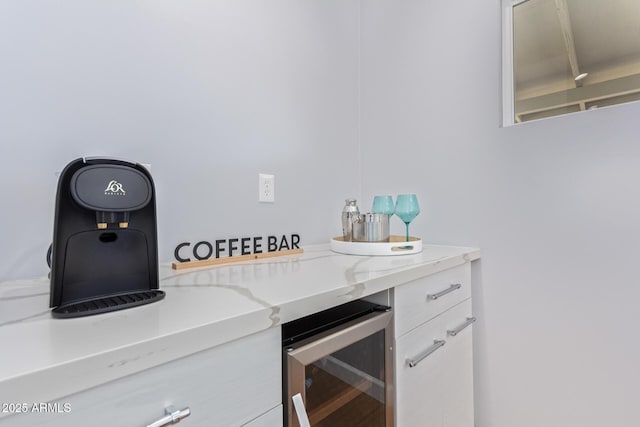 5210 W Jupiter Way N, Chandler, AZ 85226 - bathroom with wine cooler and vanity