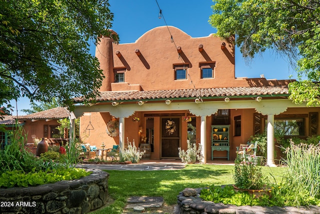 view of rear view of property