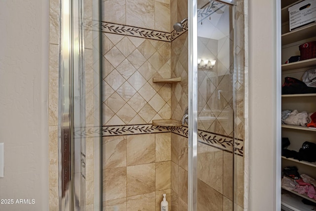 6694 S Banning St, Gilbert, AZ 85298 - bathroom with a shower stall and a spacious closet
