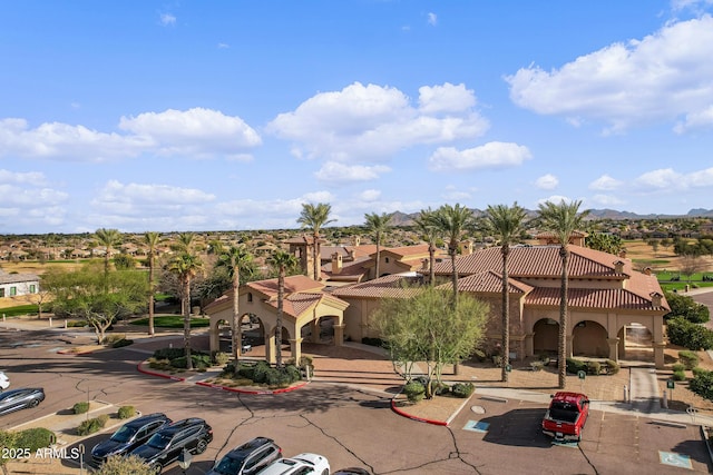 6694 S Banning St, Gilbert, AZ 85298 - view of property featuring uncovered parking, a mountain view, and a residential view