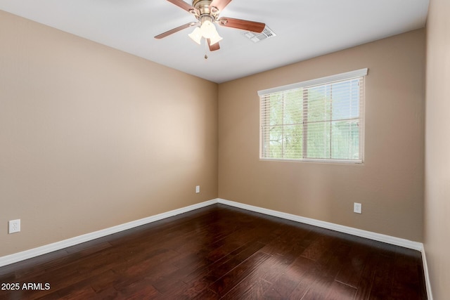 21136 N 36th Pl, Phoenix, AZ 85050 - empty room with dark wood-type flooring and ceiling fan