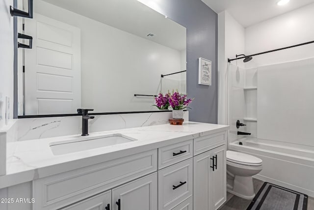 1501 E Rakestraw Ln, Gilbert, AZ 85298 - full bath with vanity, toilet, and shower / washtub combination