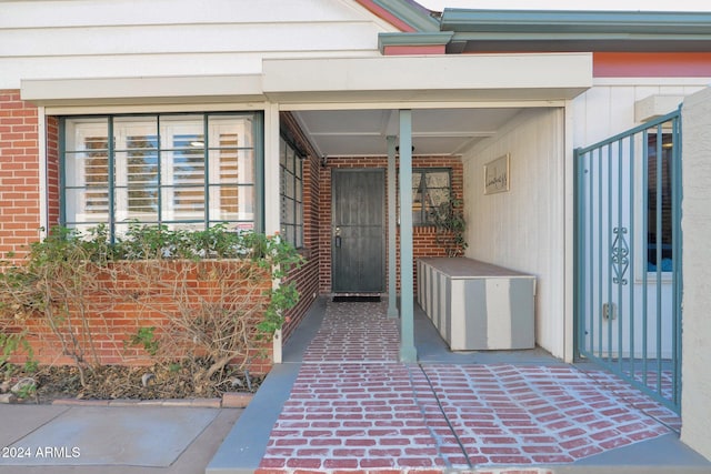 view of property entrance