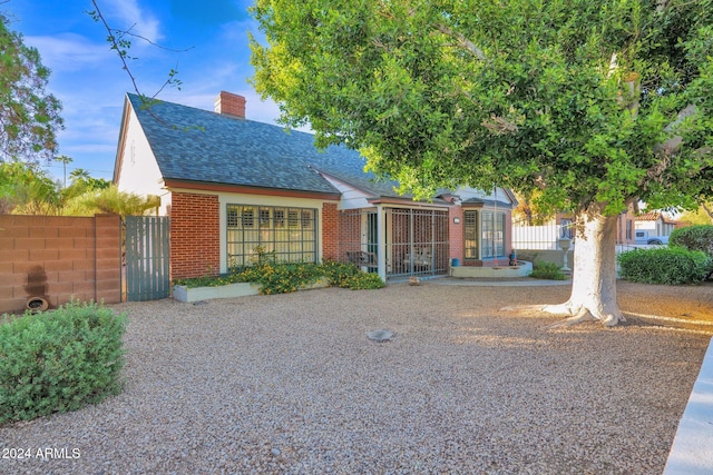 view of front of house