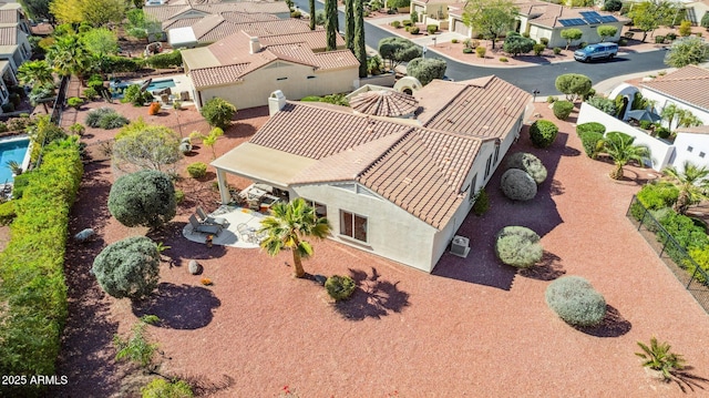 bird's eye view featuring a residential view