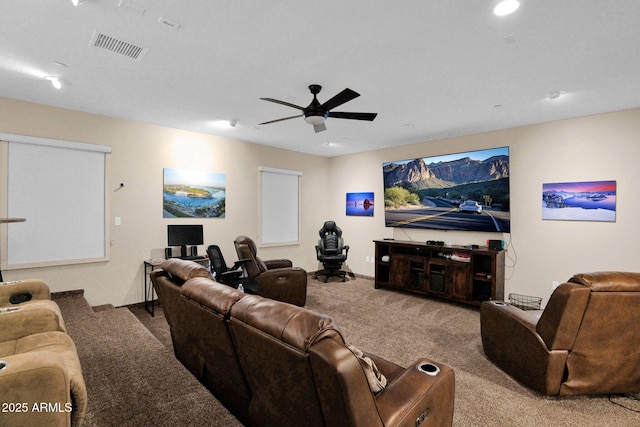 29067 N 71st Ave, Peoria, AZ 85383 - carpeted living room with ceiling fan
