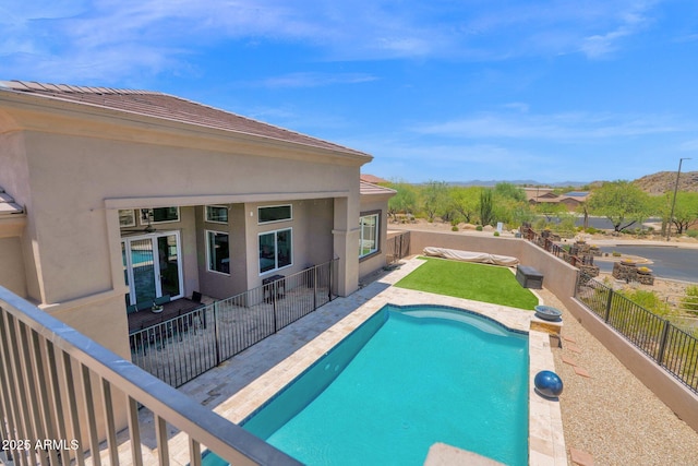 29067 N 71st Ave, Peoria, AZ 85383 - view of swimming pool featuring a fenced backyard and a patio