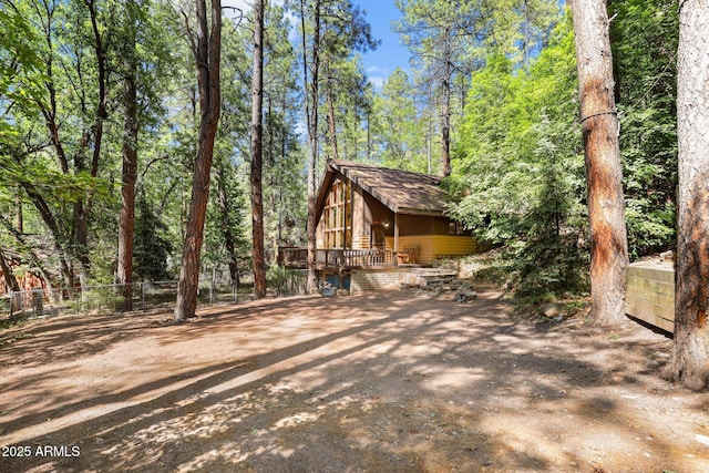 246 E Acorn Ln, Payson, AZ 85541 - view of front of home featuring a deck
