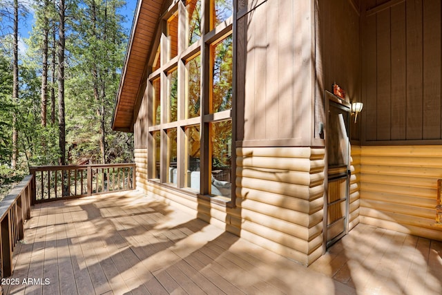 246 E Acorn Ln, Payson, AZ 85541 - view of wooden terrace