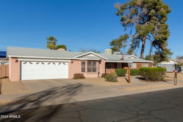 ranch-style house with a garage