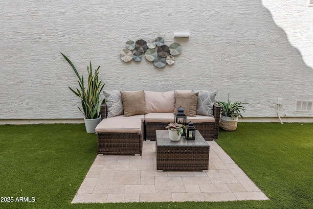 964 S Henry Ln, Gilbert, AZ 85296 - view of patio / terrace with visible vents and an outdoor hangout area
