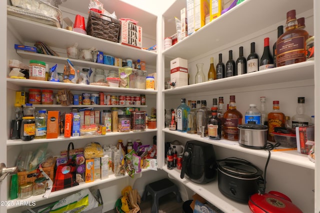 view of pantry