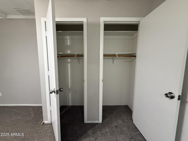 closet with visible vents