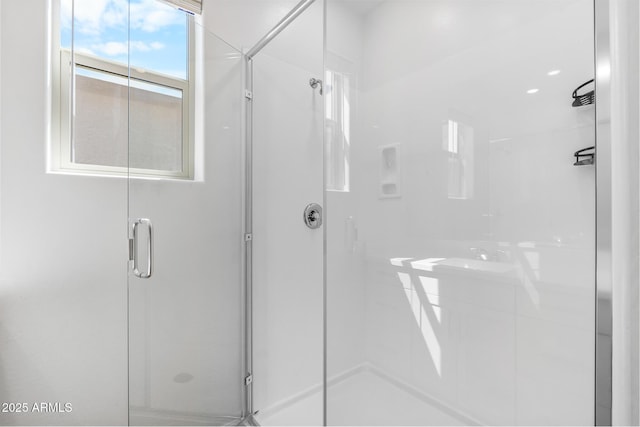 full bath featuring a stall shower