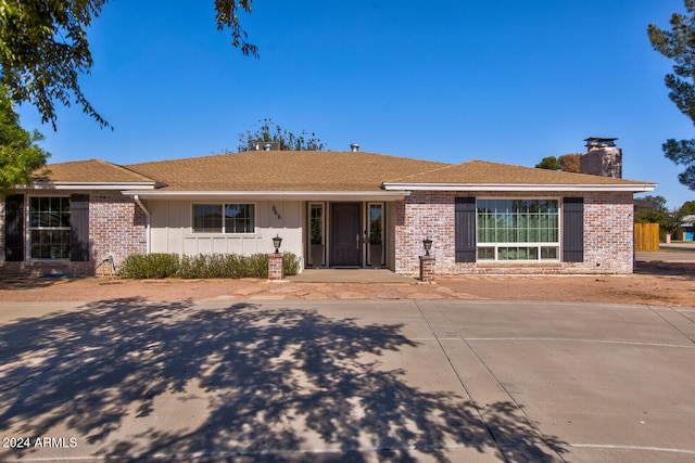 view of ranch-style house