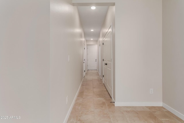 5678 N 205th Ln, Buckeye, AZ 85396 - hallway featuring recessed lighting and baseboards
