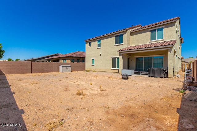 view of rear view of property