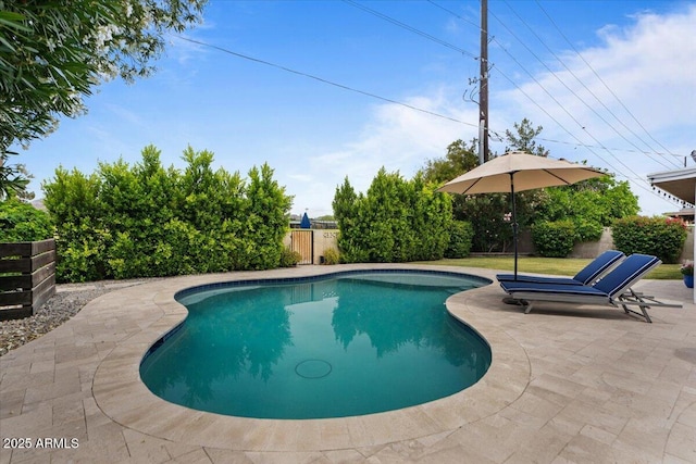 5332 N 81st Pl, Scottsdale, AZ 85250 - view of pool featuring a fenced backyard and a patio area