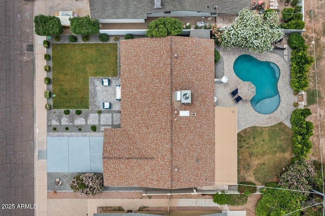 5332 N 81st Pl, Scottsdale, AZ 85250 - aerial view of a pool area