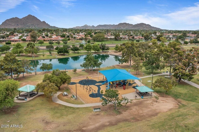 5332 N 81st Pl, Scottsdale, AZ 85250 - bird's eye view of a water and mountain view