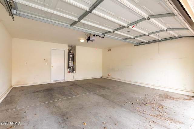 10317 E Kiva Cir, Mesa, AZ 85209 - garage with a garage door opener and gas water heater