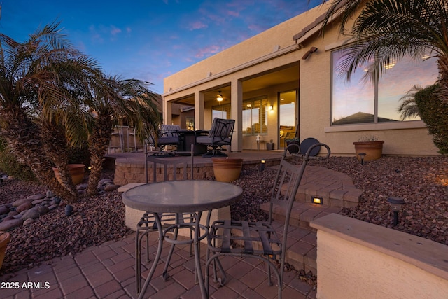 view of patio / terrace with outdoor dining area