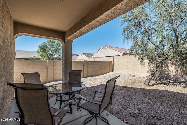 view of patio