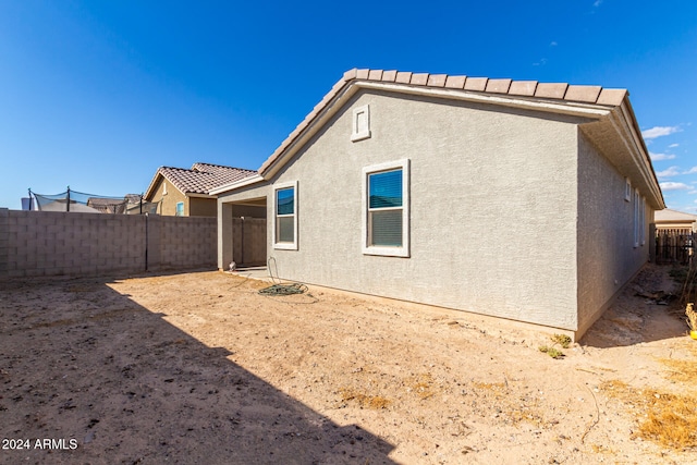 view of back of property