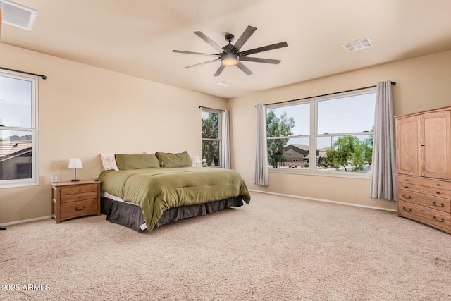 3016 W White Canyon Rd, San Tan Valley, AZ 85144 - bedroom with carpet flooring and a ceiling fan