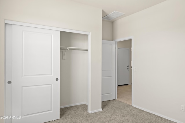 closet featuring visible vents