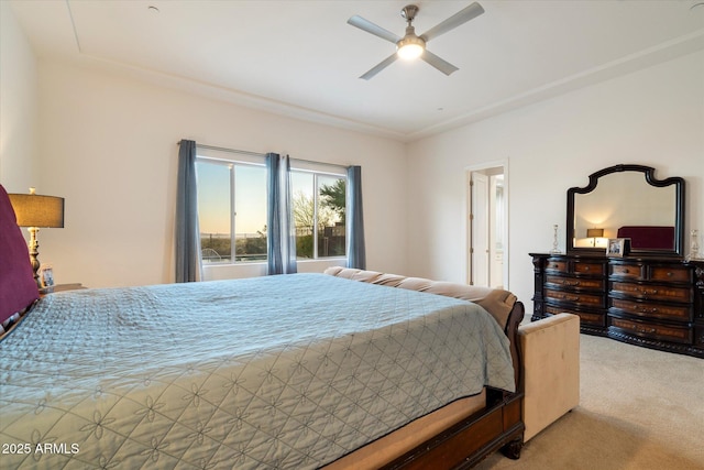 6535 W Gold Mountain Pass, Phoenix, AZ 85083 - bedroom featuring ceiling fan and carpet