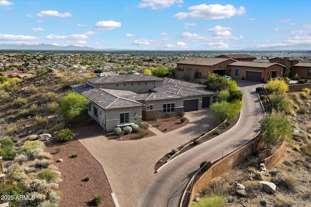 6535 W Gold Mountain Pass, Phoenix, AZ 85083 - bird's eye view with a residential view and a mountain view