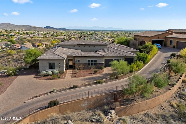 6535 W Gold Mountain Pass, Phoenix, AZ 85083 - bird's eye view featuring a mountain view and a residential view