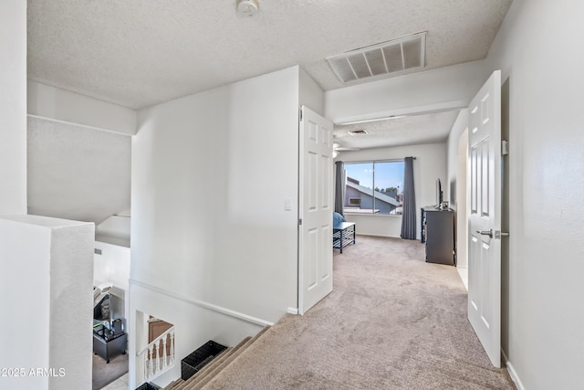7949 W Pershing Ave, Peoria, AZ 85381 - hallway featuring a textured ceiling and carpet floors